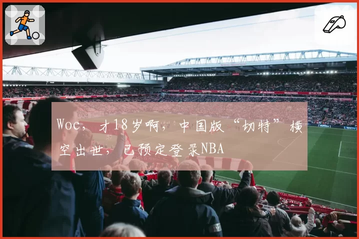 Woc，才18岁啊，中国版“切特”横空出世，已预定登录NBA
